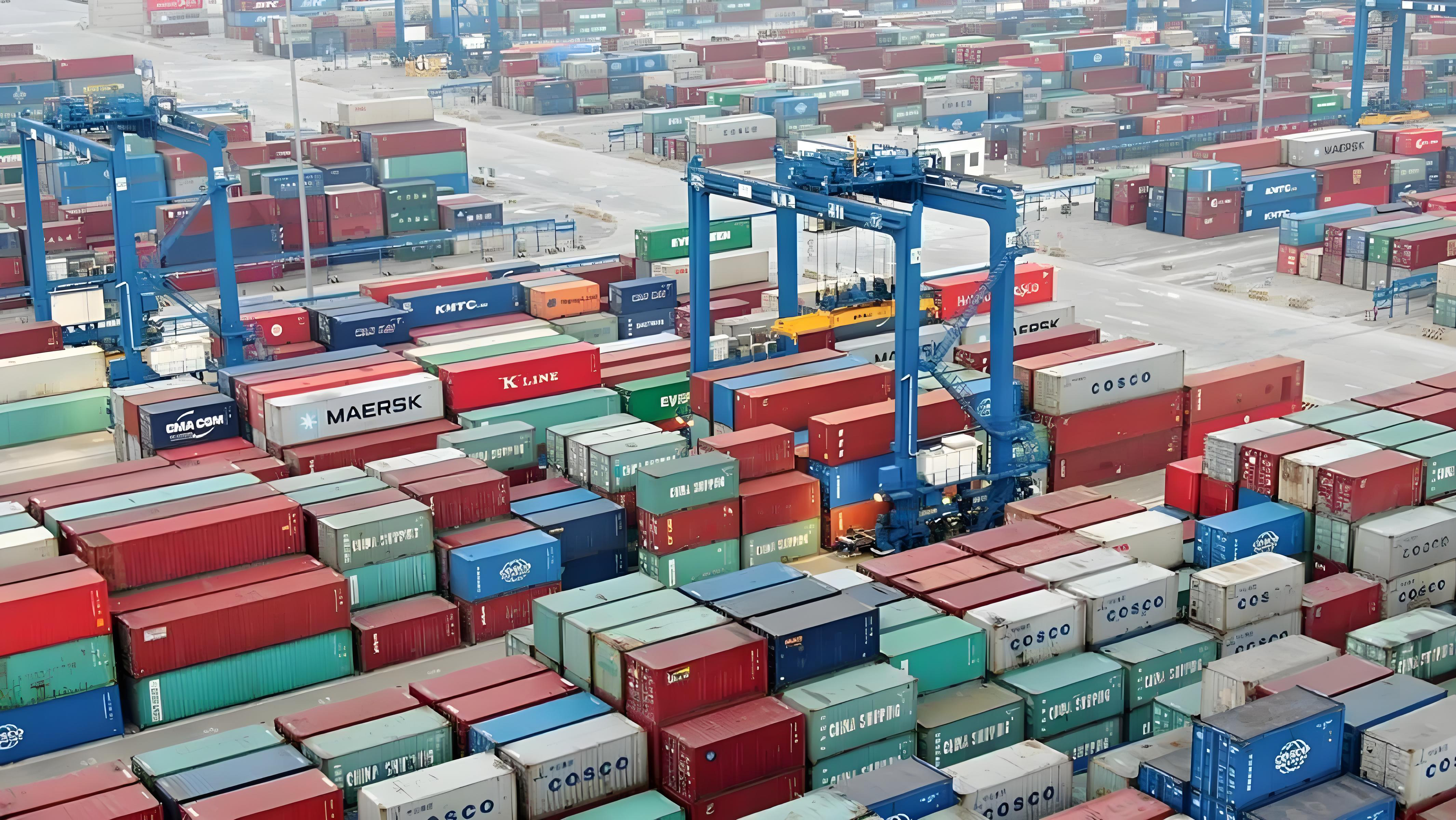 Container port logistics